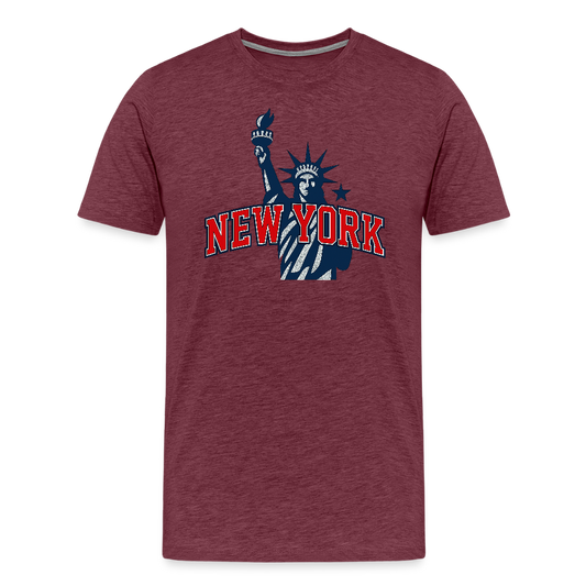 Men’s Premium T-Shirt - heather burgundy