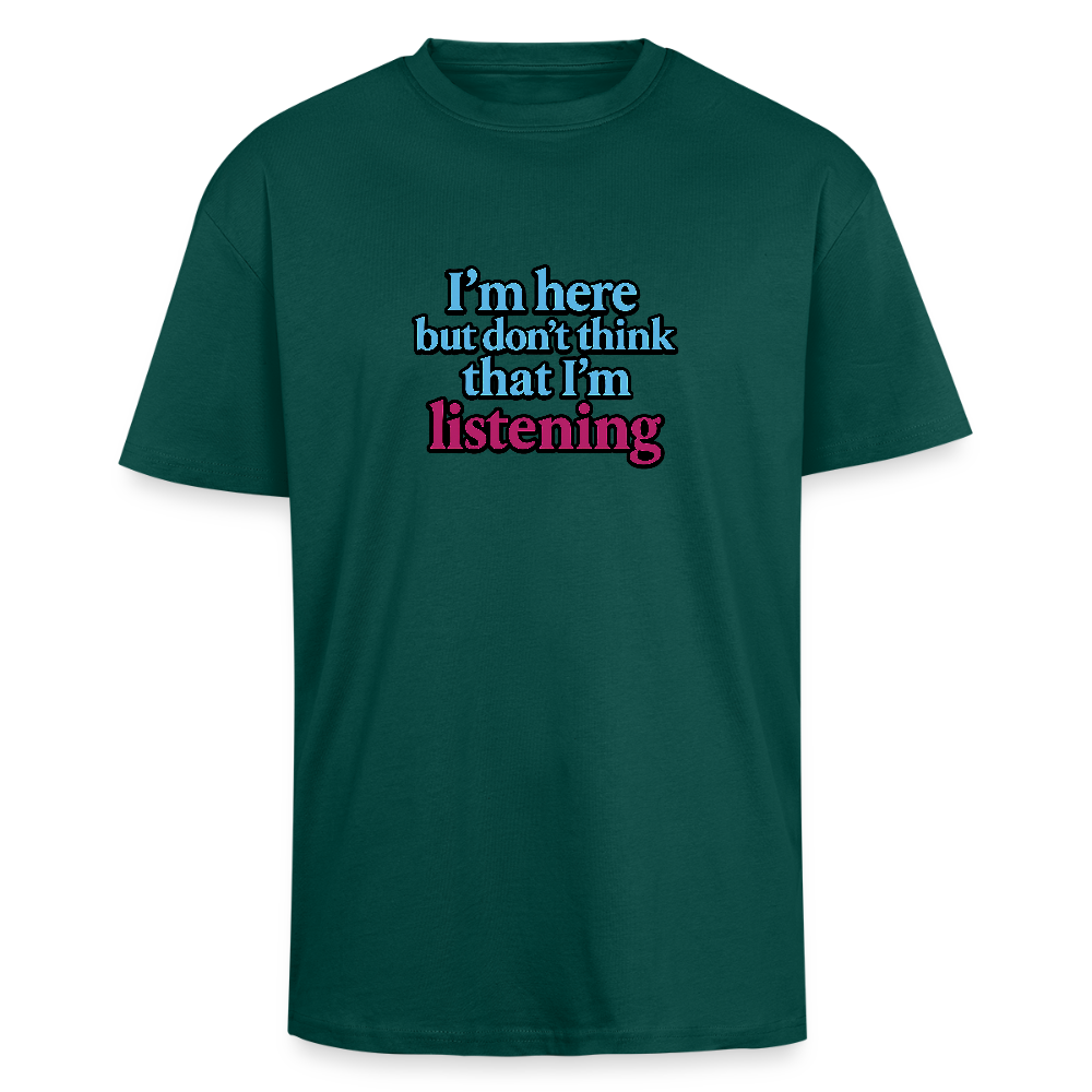 Heavy Oversized T-Shirt - hunter green