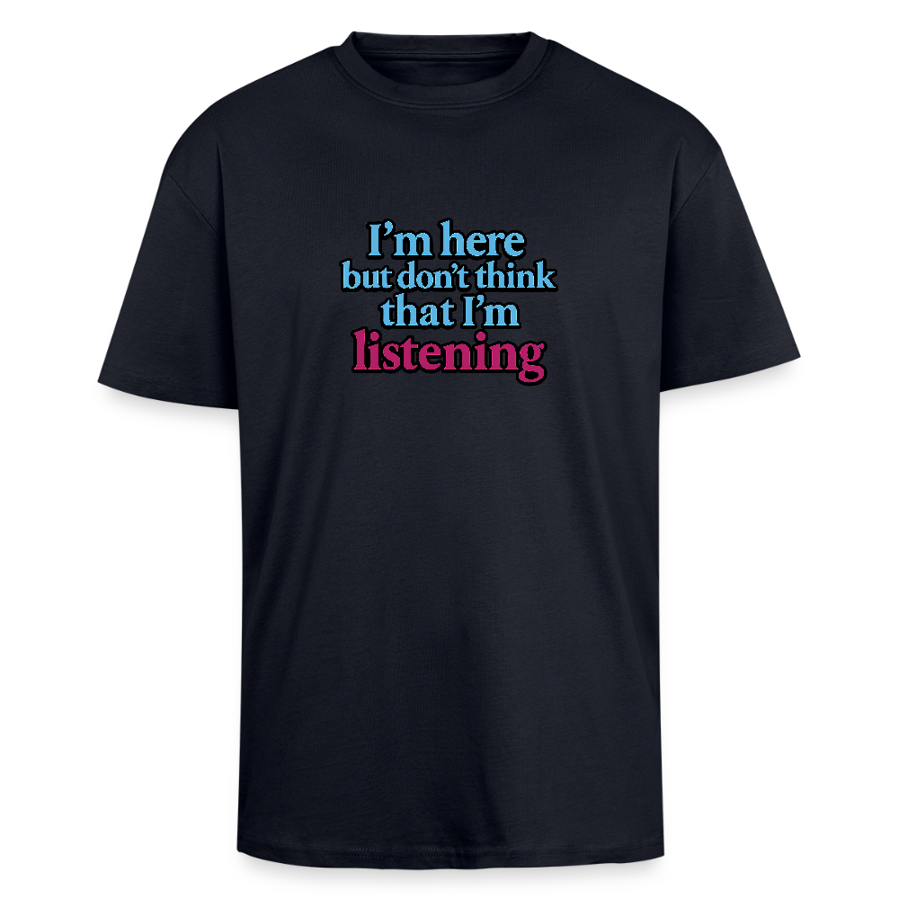 Heavy Oversized T-Shirt - french navy