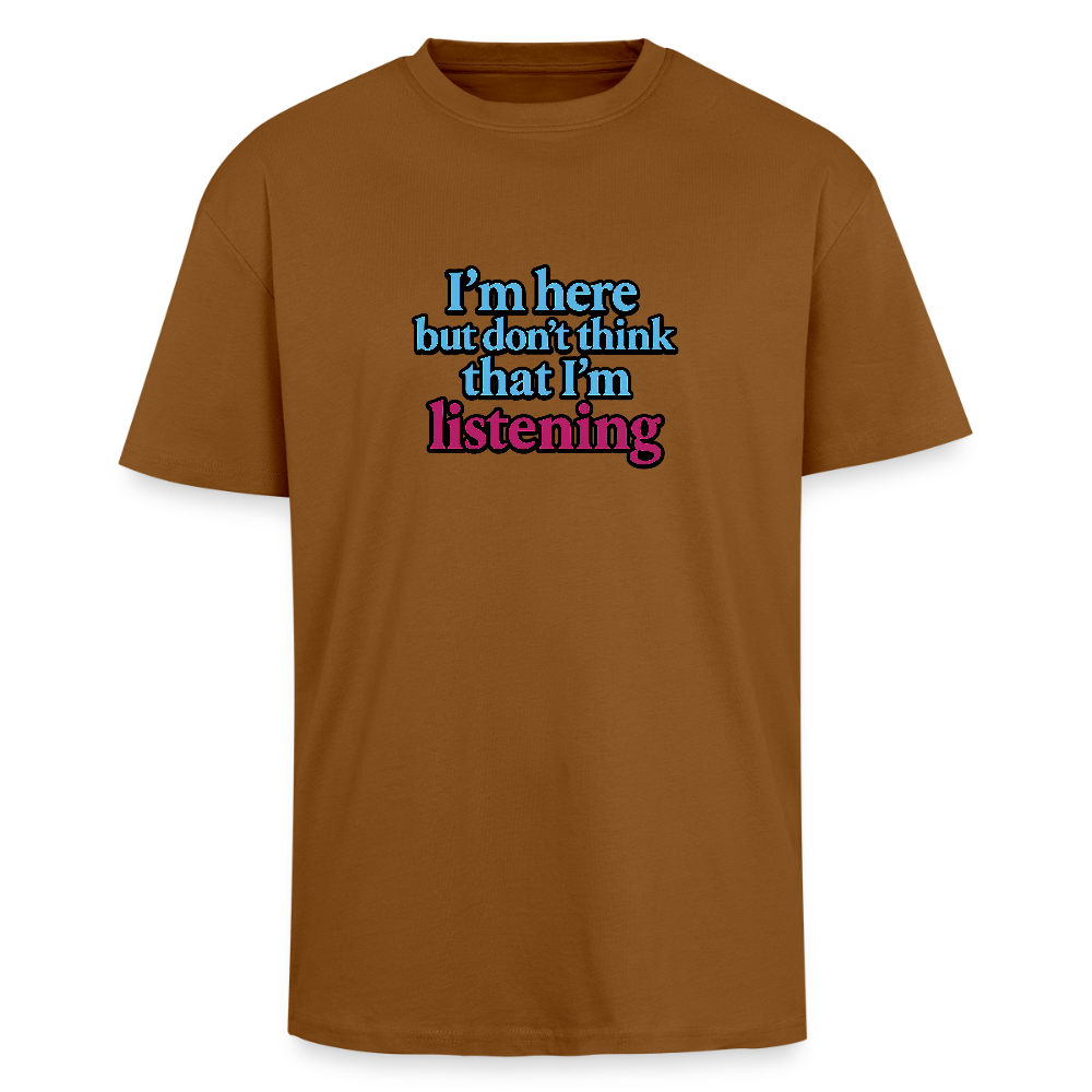 Heavy Oversized T-Shirt - toffee