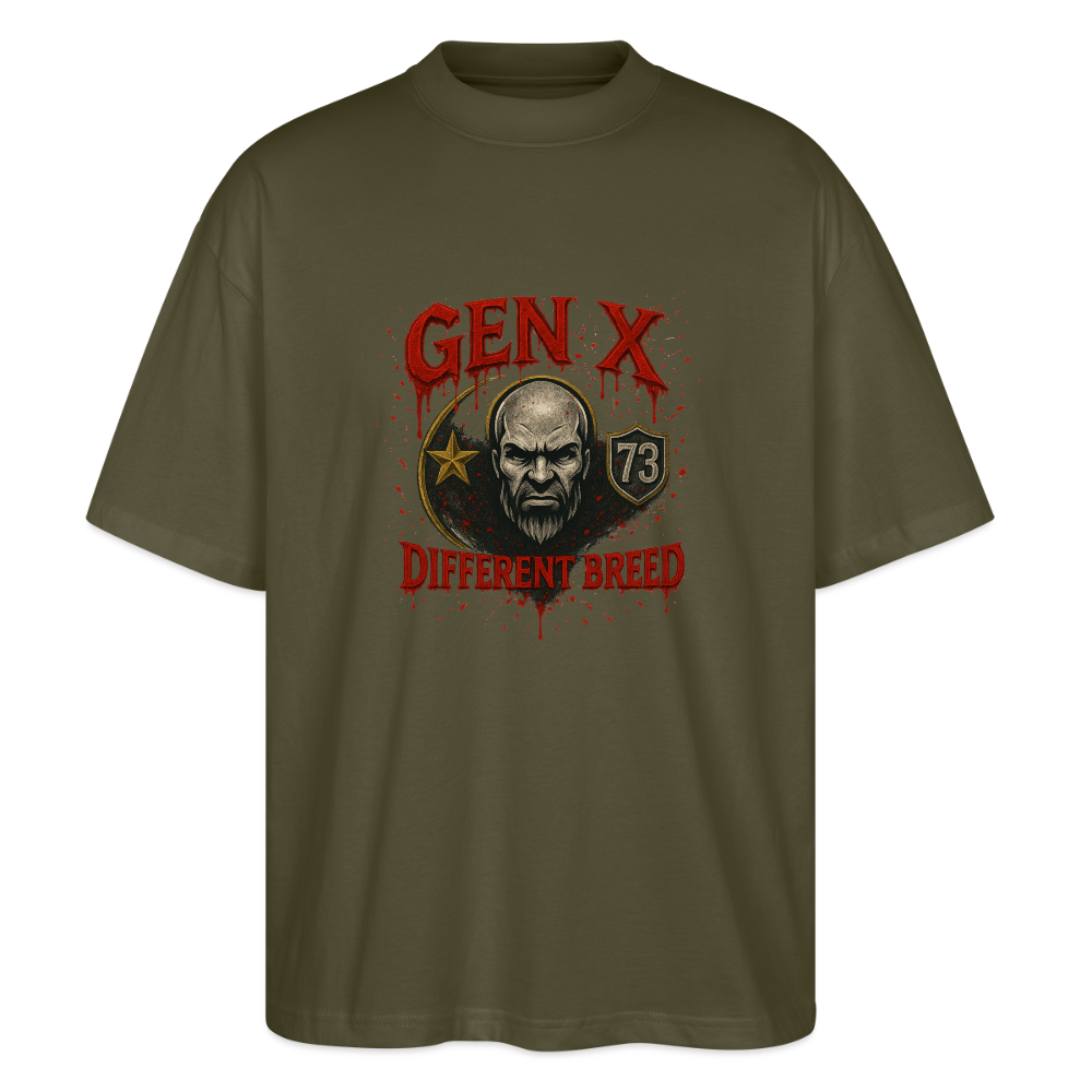 Stanley/Stella Oversized Unisex Organic T-shirt Blaster - khaki