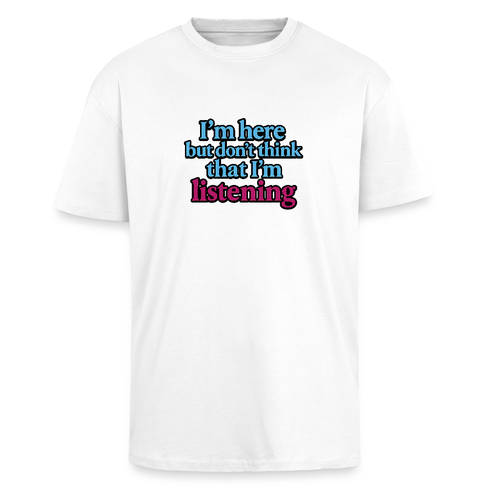 Heavy Oversized T-Shirt - white