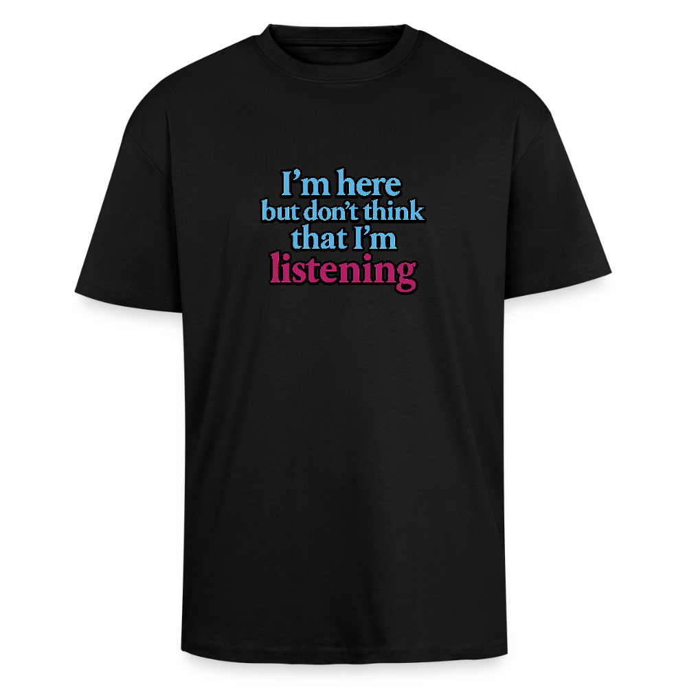 Heavy Oversized T-Shirt - black