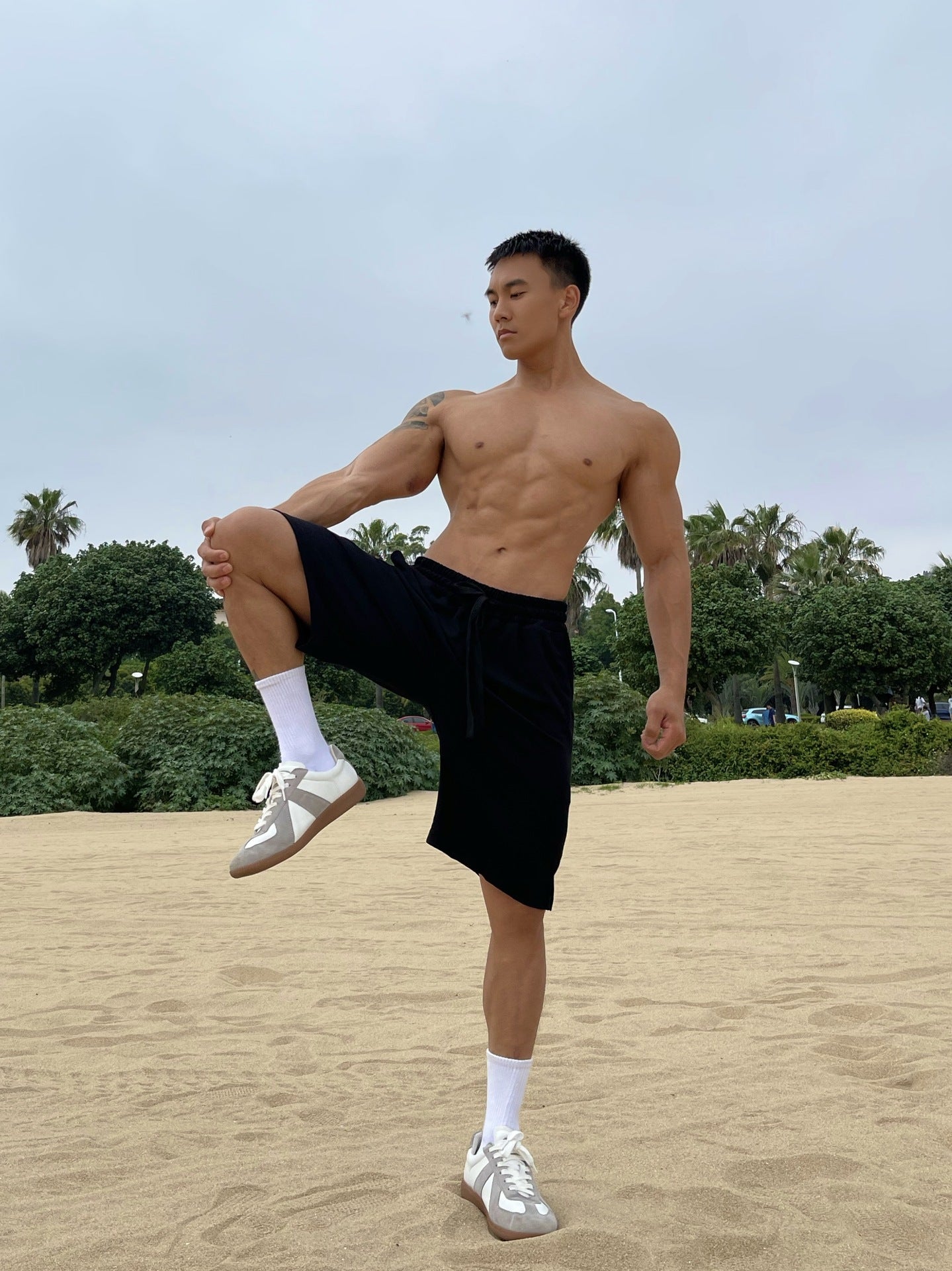 Workout Shorts Men's Loose Plus Size