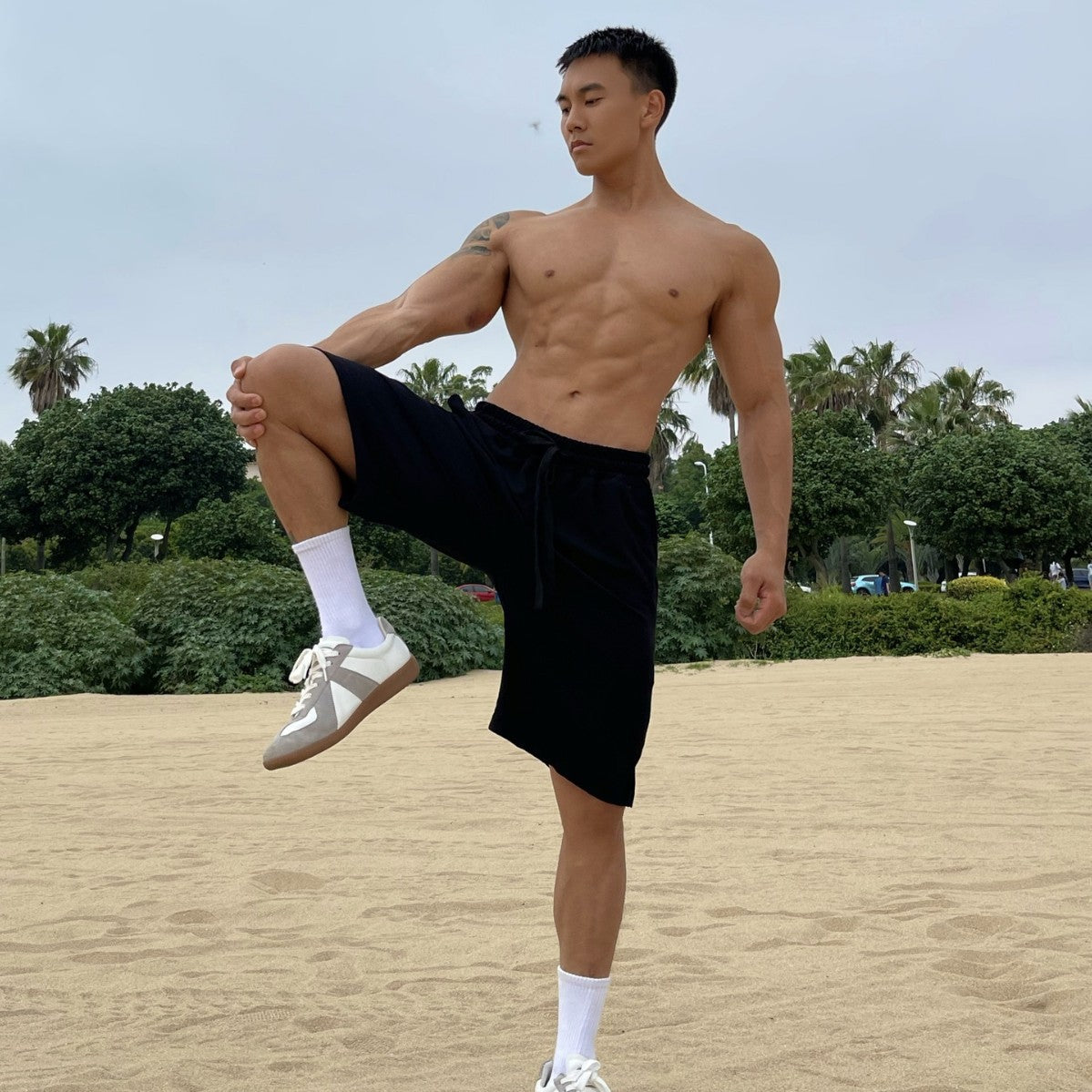 Workout Shorts Men's Loose Plus Size