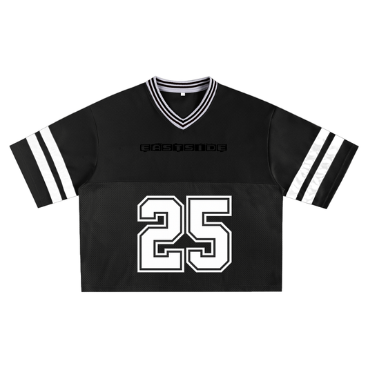 Taped Mesh Boxy T-shirt