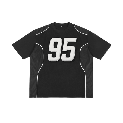 Contrast Piped Panel T-Shirt