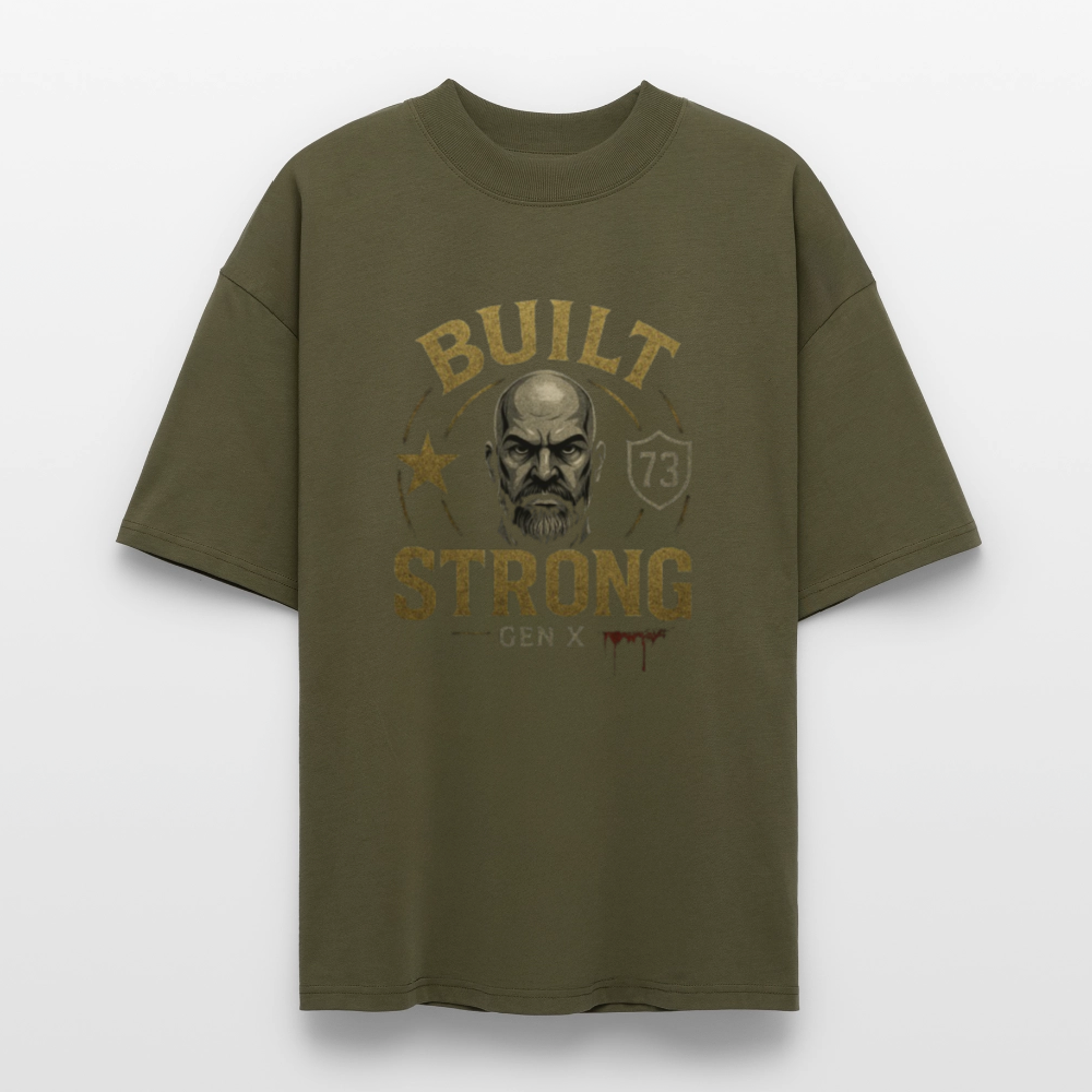 Stanley/Stella Oversized Unisex Organic T-shirt Blaster - khaki