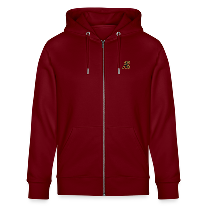 Stanley/Stella CULTIVATOR  Unisex Organic Hooded Jacket - burgundy