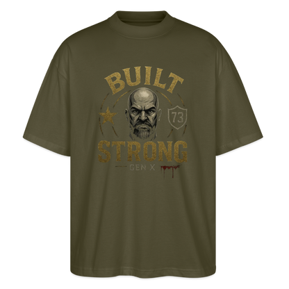 Stanley/Stella Oversized Unisex Organic T-shirt Blaster - khaki