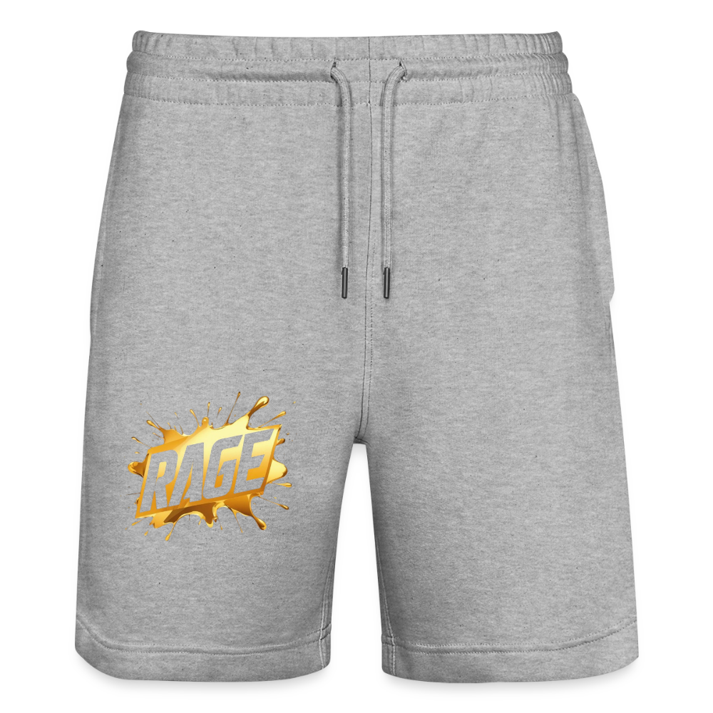 Stanley/Stella Trainer Unisex Organic Jogging Shorts - heather grey