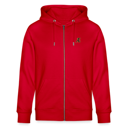 Stanley/Stella CULTIVATOR  Unisex Organic Hooded Jacket - red