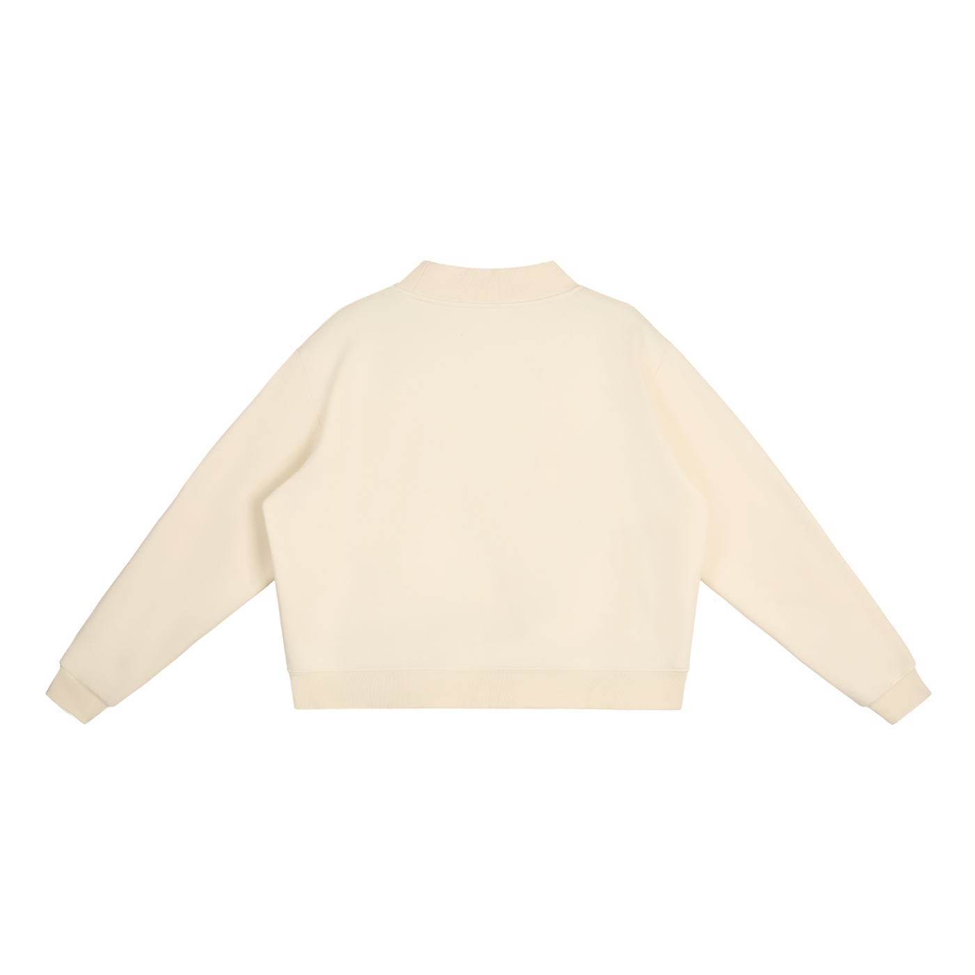 Essential Fleece Mid-Neck Crew Sweatshirt