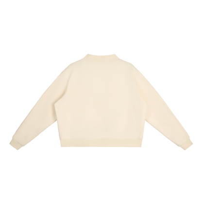 Essential Fleece Mid-Neck Crew Sweatshirt
