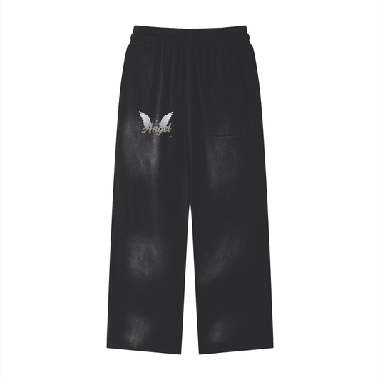 Effortless Athleisure Pure Cotton Handcrafted Monkey Wash Loose fit Sweatpants