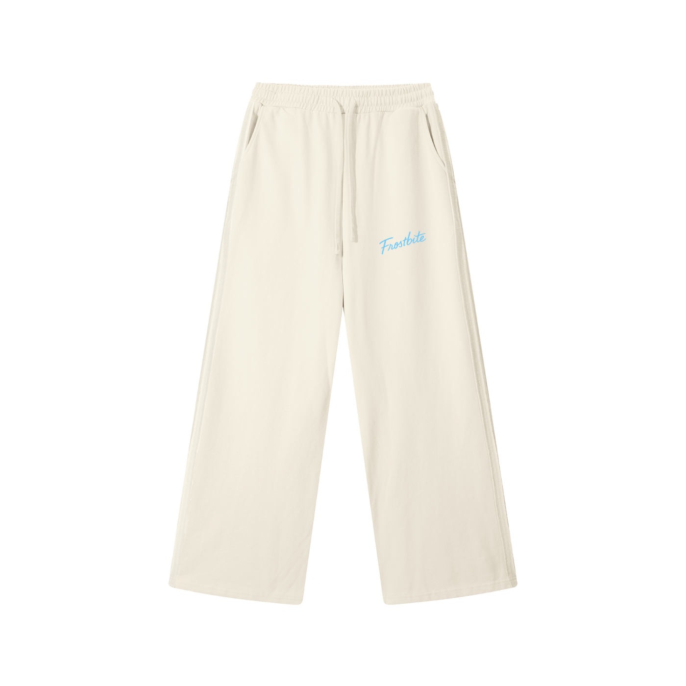 Contrast Tape Straight-Leg Sweatpants