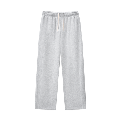 Contrast-Stitched Fleece Sweatpants