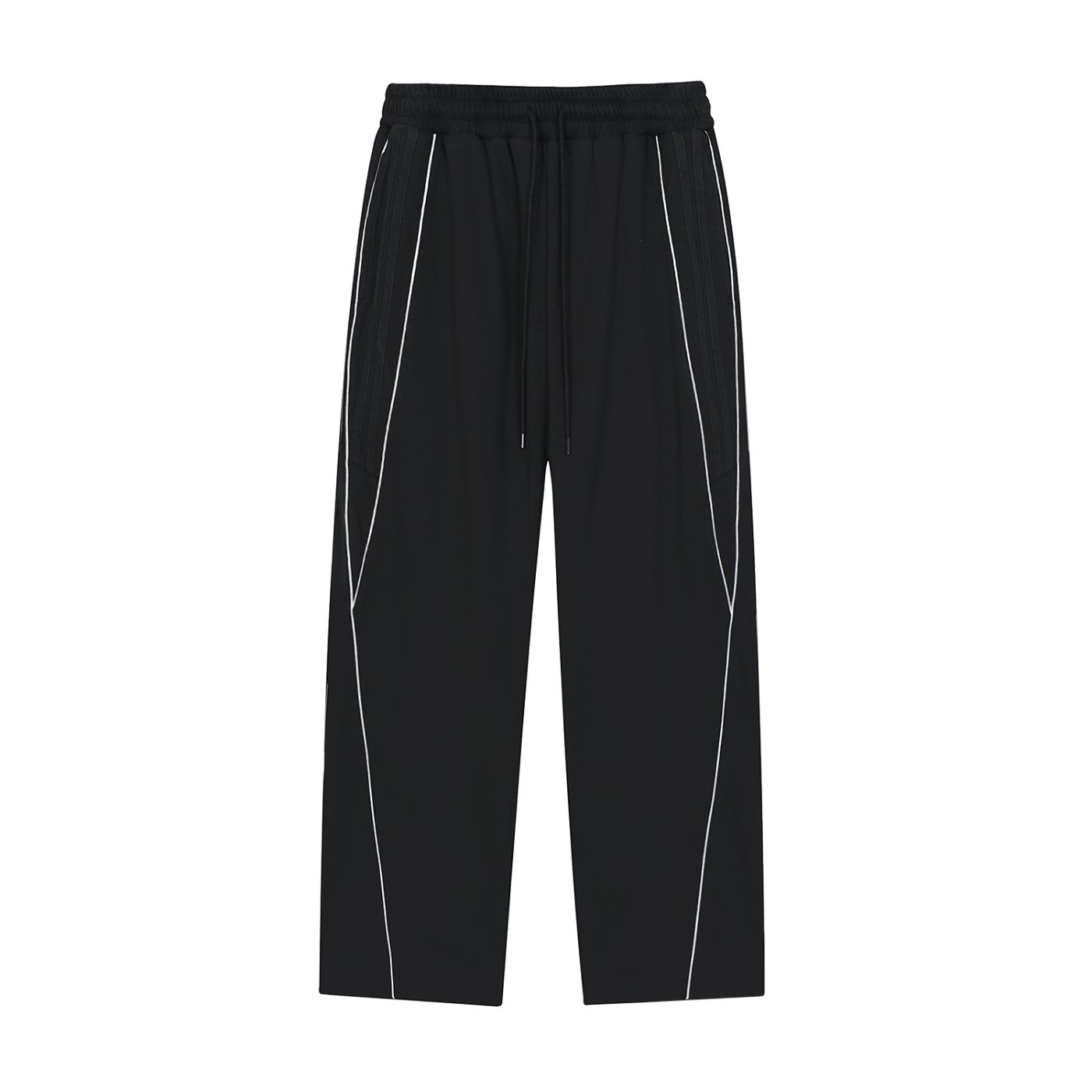 Reflection Striped Straight-Leg Sweatpants