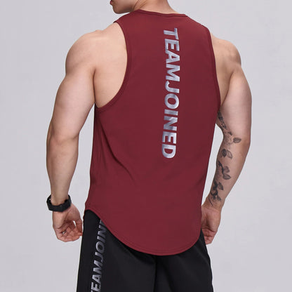 Fashion Slim Fit Breathable Sleeveless Shirt Men's