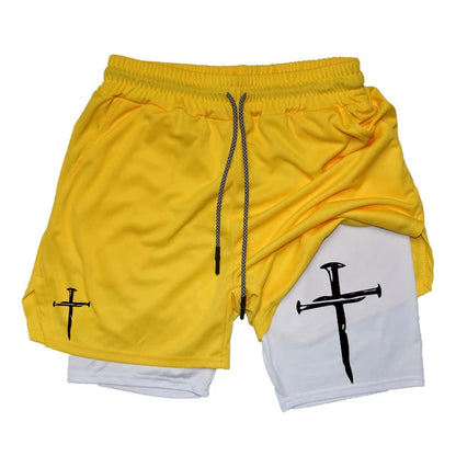Funny Face Printed Sports Shorts