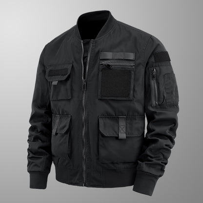 Pilot Jacket Men's Multi-bag Coat Shell Jacket