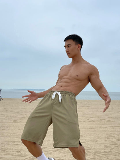 Workout Shorts Men's Loose Plus Size