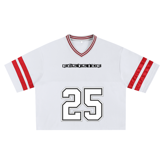 Taped Mesh Boxy T-shirt