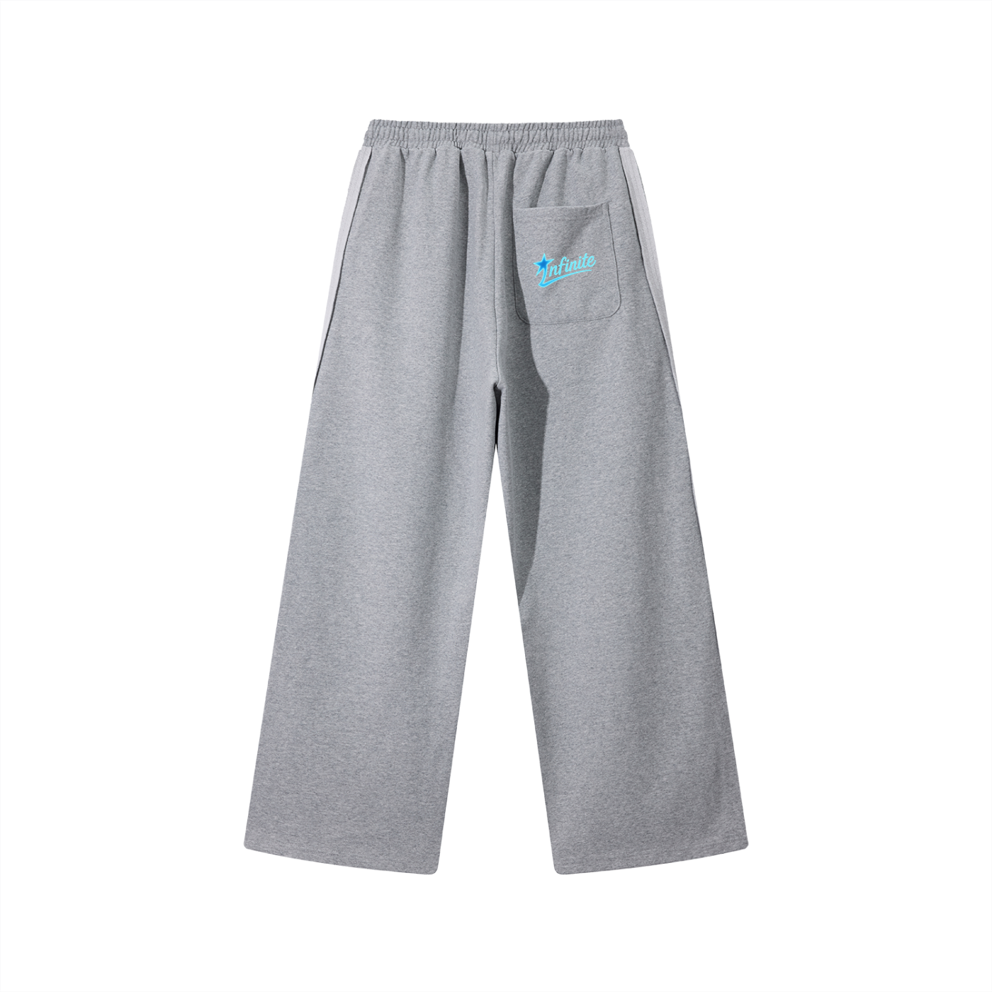 Contrast Tape Straight-Leg Sweatpants