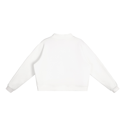 Essential Fleece Mid-Neck Crew Sweatshirt