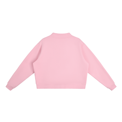 Essential Fleece Mid-Neck Crew Sweatshirt
